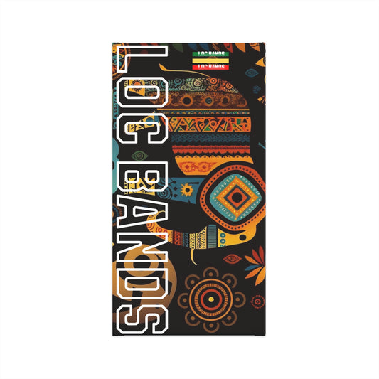 Loc Bands Black Motif Elephant CRWN